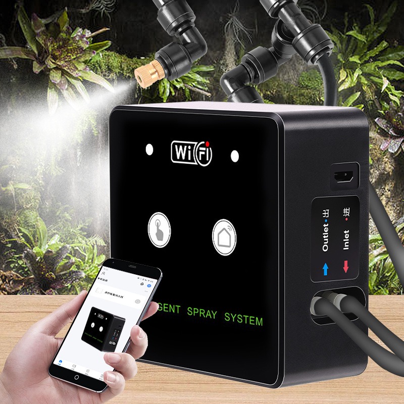 Smart Garden System - Rainforest Sprayer WiFi-Steuerung Automatischer Nebel Regenwald