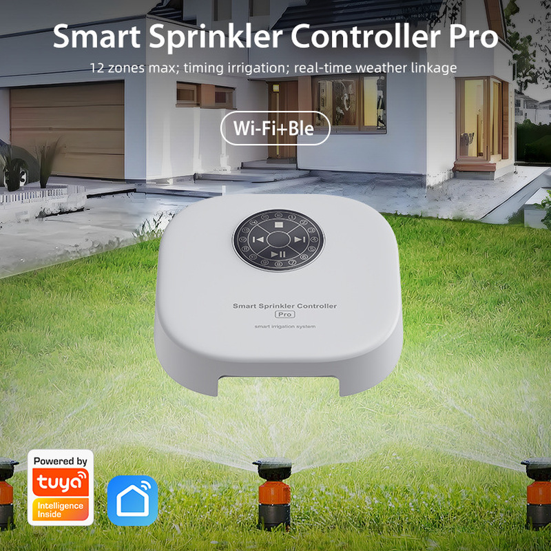 Smart Garden System - Tuya WiFi Smart 12-Zonen-Bewässerungssteuerung Bewässerungstimer Sprinklersystem